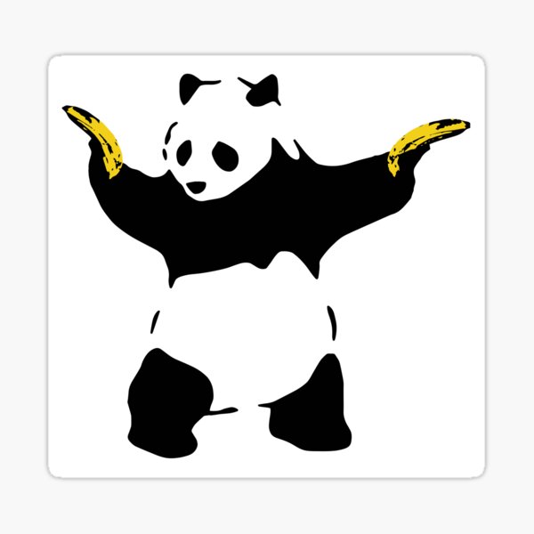LeoPro Angry Panda Vinyl Sticker Decal 