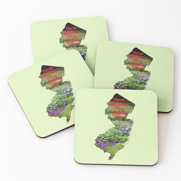 Item preview, New Jersey Map with State Nickname:  The Garden State designed and sold by Havocgirl.