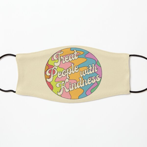 Groovy Treat 'Em With Kindness Design Kids Mask