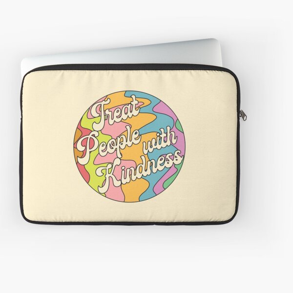 Groovy Treat 'Em With Kindness Design Laptop Sleeve