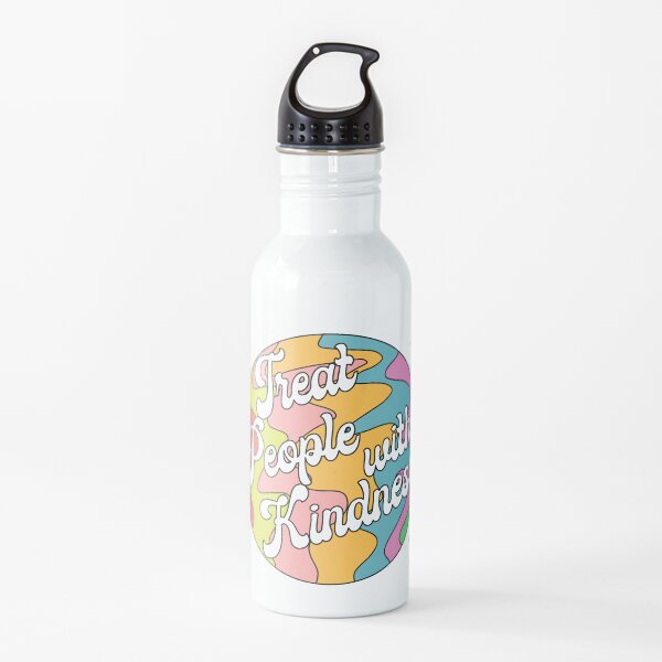 Groovy Treat 'Em With Kindness Design Water Bottle