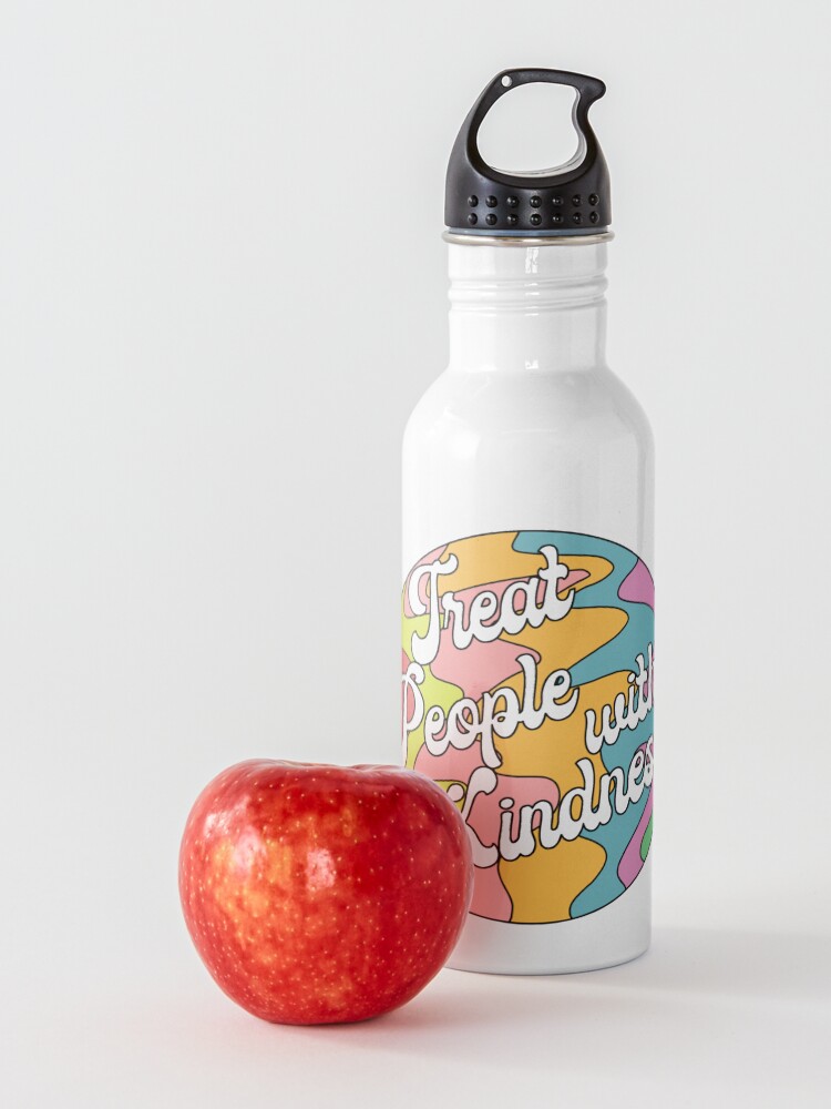 Alternate view of Groovy Treat 'Em With Kindness Design Water Bottle