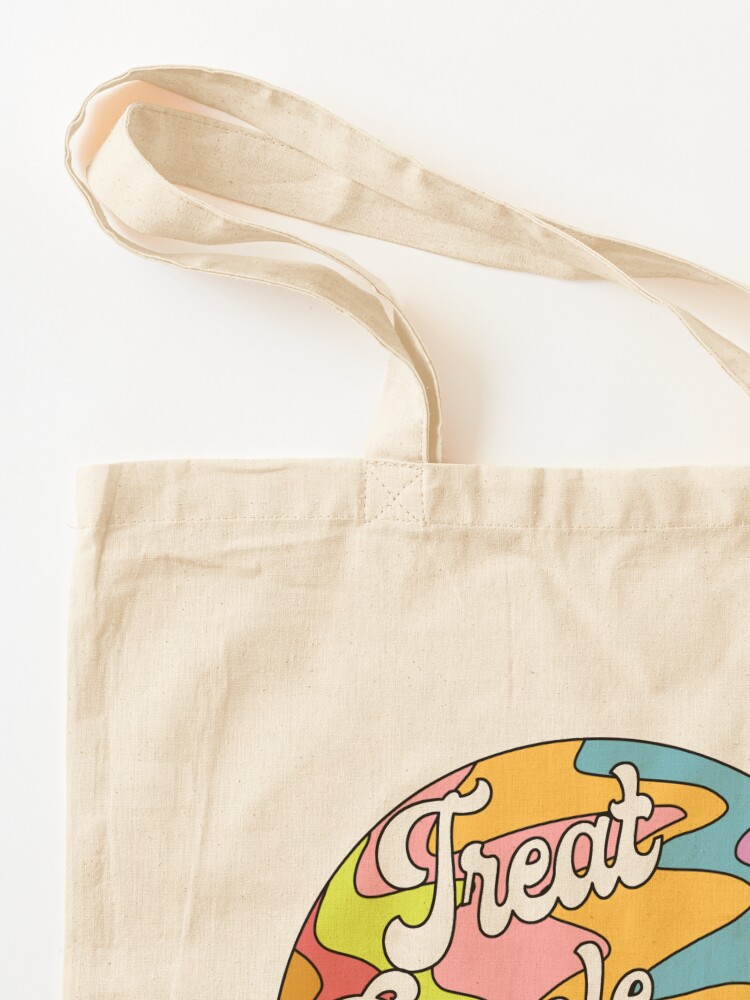 Alternate view of Groovy Treat 'Em With Kindness Design Tote Bag
