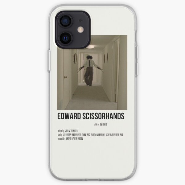'edward scissorhands' film print iPhone Soft Case
