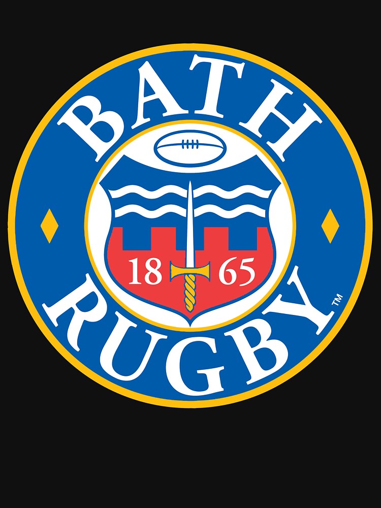 "Bath Rugby " Tshirt for Sale by mexicanpro Redbubble bath rugby tshirts bath rugby logo