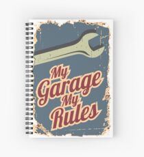Cuaderno de espiral Mi garaje Mis reglas