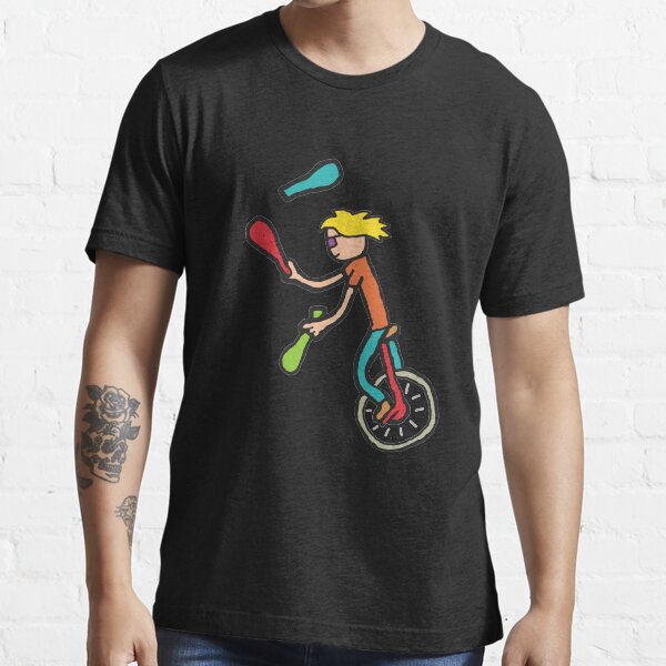 "Unicycling Juggler" Tshirt for Sale by MarkEwbie Redbubble unicycle tshirts unicycling