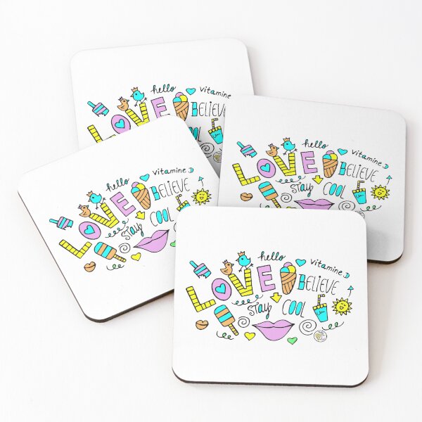 Item preview, Love, Believe & Stay Cool designed and sold by mellowdays.