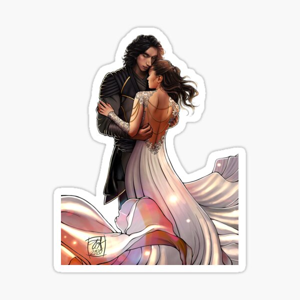 Vista previa del artículo con la obra «Reylo - Boda (sin fondo)», diseñado y vendido por TaevynAstra.