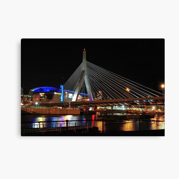Boston's Zakim-Bunker Hill Bridge Canvas Print