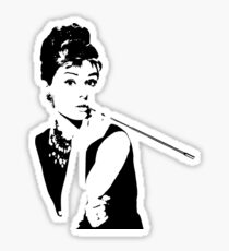 audrey's breakfast Sticker