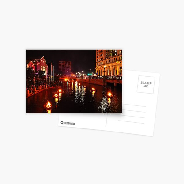 Providence, Rhode Island WaterFire Postcard