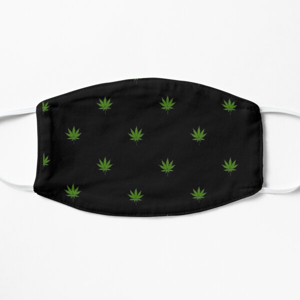 Weed pattern Flat Mask