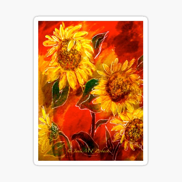 Sunflowers..... Sticker
