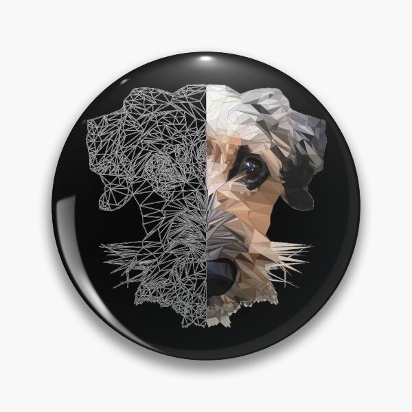 Item preview, Polygon dogs dog head designed and sold by POD-Design.