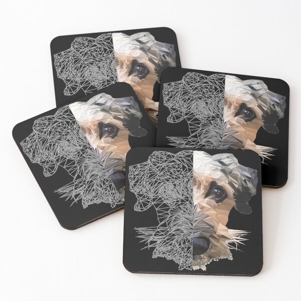 Item preview, Polygon dogs dog head designed and sold by POD-Design.
