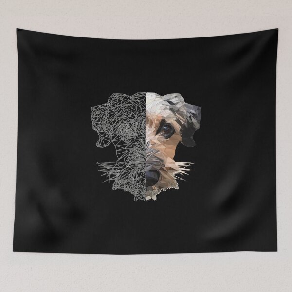 Item preview, Polygon dogs dog head designed and sold by POD-Design.
