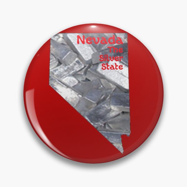 Artikelvorschau, Nevada Karte mit State Spitzname: The Silver State entworfen und verkauft von Havocgirl.