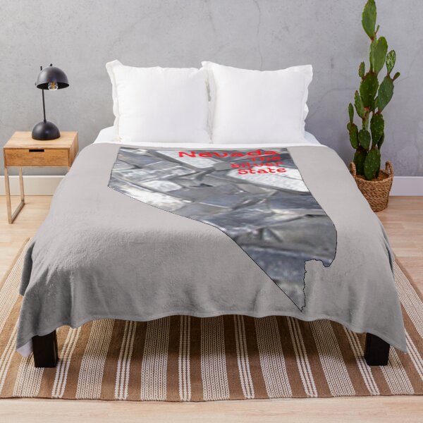 Item preview, Nevada Map with State Nickname: The Silver State designed and sold by Havocgirl.