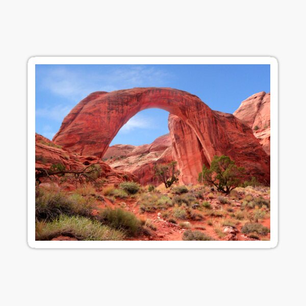 Rainbow Bridge near Lake Powell, Arizona Sticker