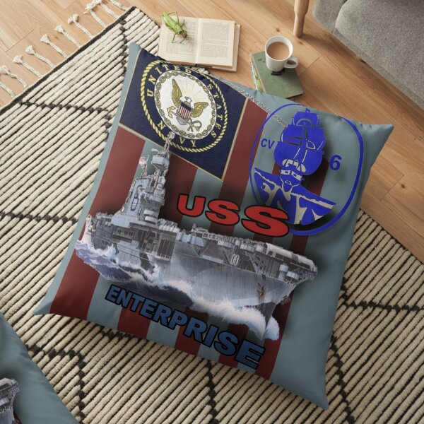 "USS ENTERPRISE" Floor Pillow