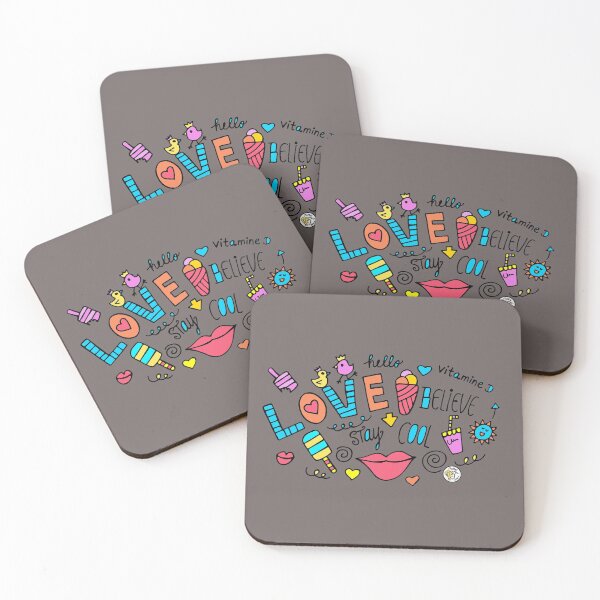 Item preview, Love, Believe & Stay Cool designed and sold by mellowdays.