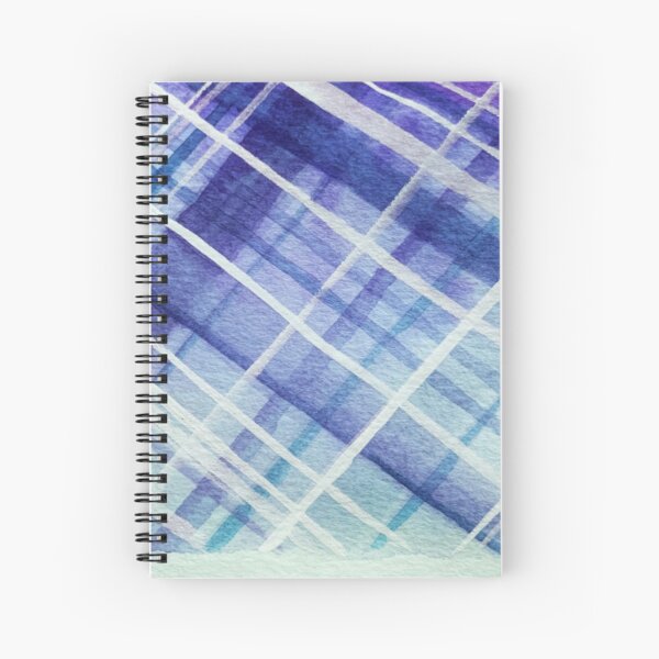 Sky Walker Plaid Spiral Notebook