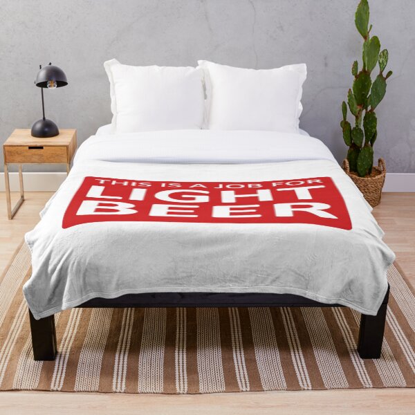 Item preview, This Is A Job For Light Beer - Pantone Fiery Red designed and sold by FLStPeteDan.
