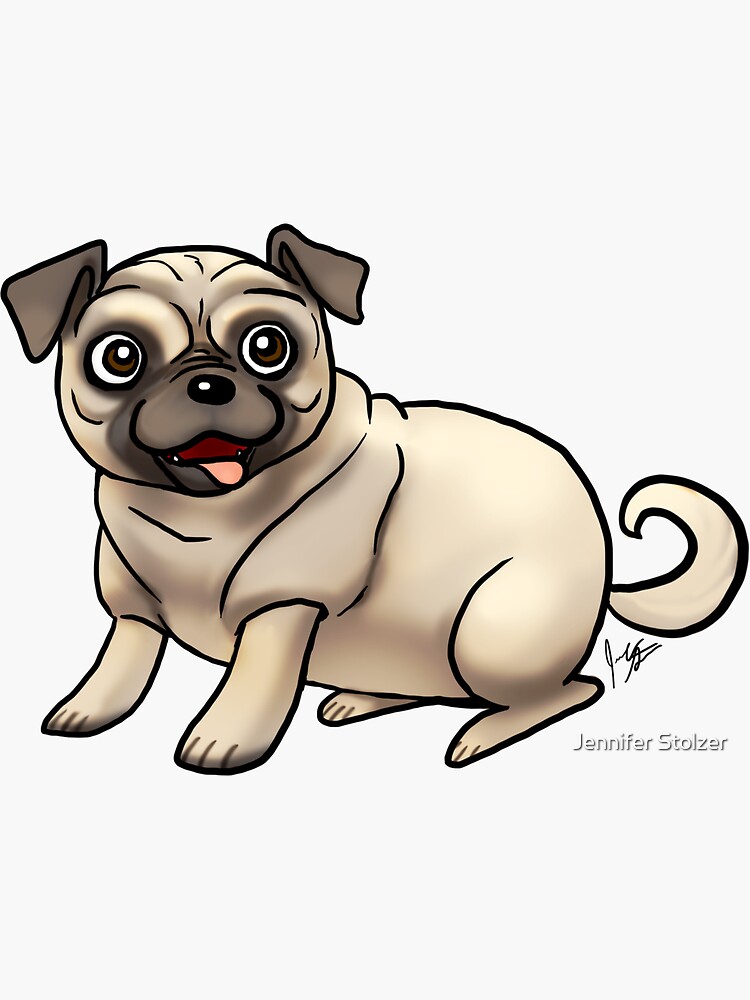 Pug - Fawn by jameson9101322