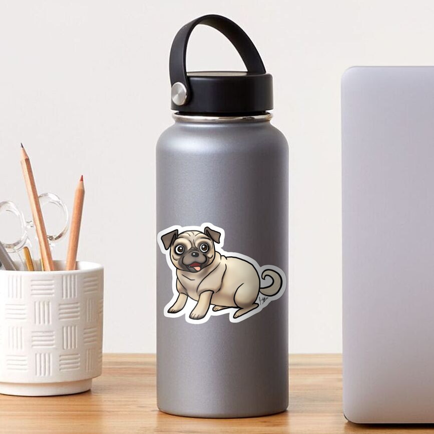 Pug - Fawn Sticker