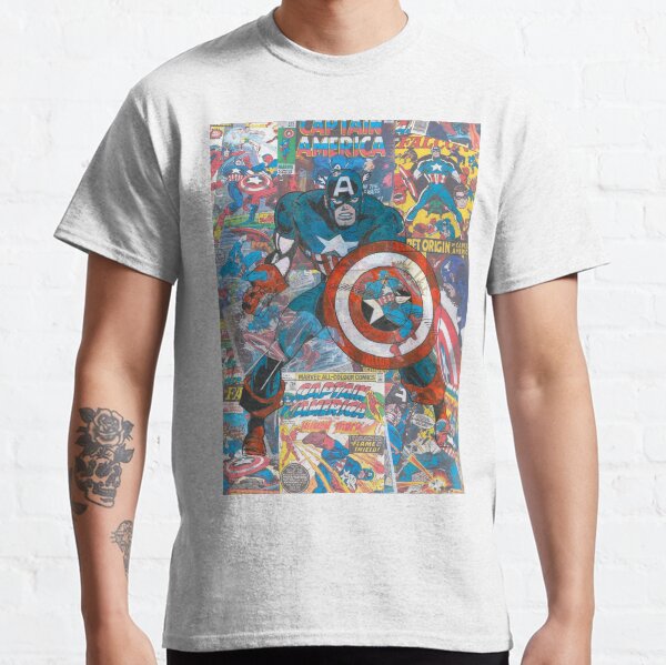 Vintage Comic Capt America Classic T-Shirt