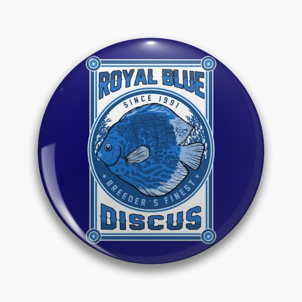 Item preview, Royal Blue Discus - Aquarium Aquarist Cool Design designed and sold by TheAplus.