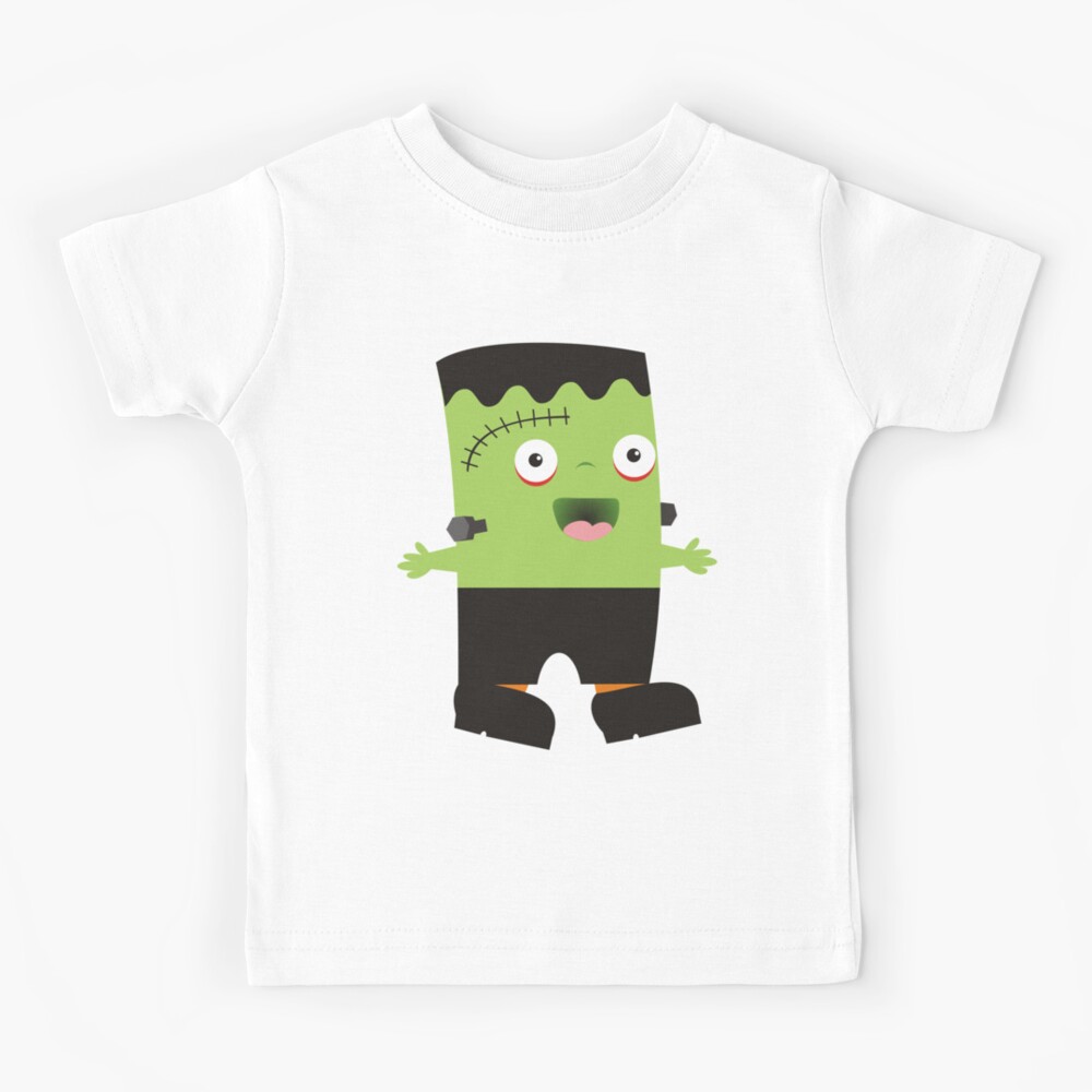 Frankenstein Boy Halloween Shirt Candy Corn Shirt Kleding Meisjeskleding Tops & T-shirts T-shirts T-shirts met print Candy Corn Frankenstein Halloween Shirt Frankenstein Applique Halloween Shirt 