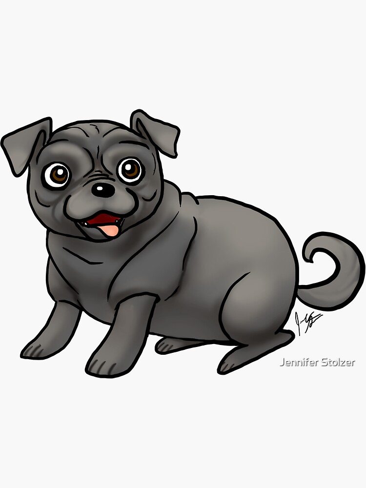 Pug - Black by jameson9101322