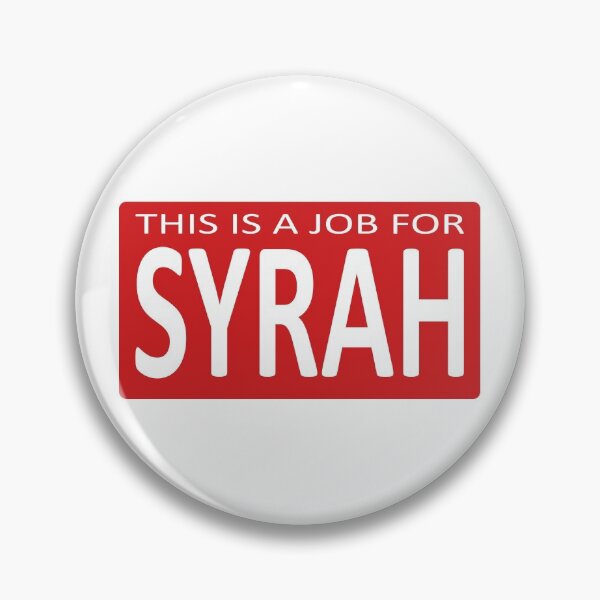 Item preview, This Is A Job For Syrah - Pantone Fiery Red designed and sold by FLStPeteDan.