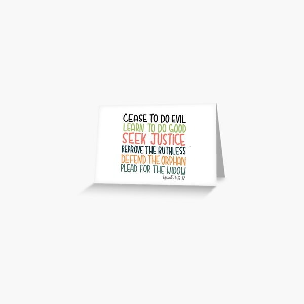 Item preview, Isaiah 1:16-17 designed and sold by hayoungp44.