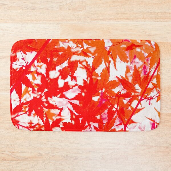 Item preview, Natural pattern red tree leaves - leaf pattern designed and sold by ohaniki.