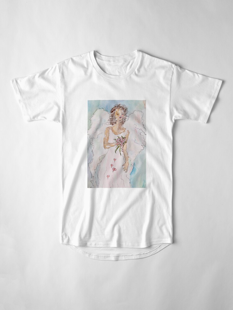 Thumbnail 4 of 5, Long T-Shirt, Alicia designed and sold by DianaGiorge.