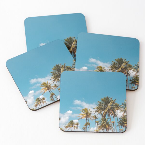 Item preview, Palm trees and blue sky  - Tropical summer landscape designed and sold by ohaniki.