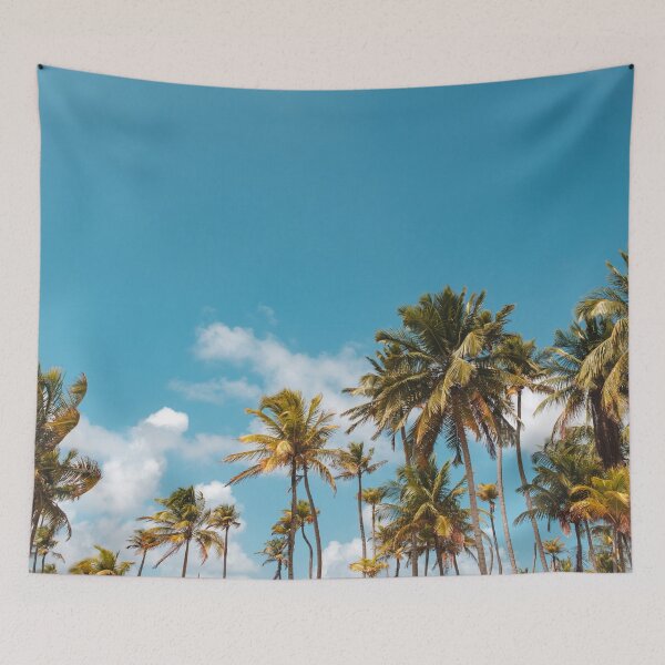 Item preview, Palm trees and blue sky  - Tropical summer landscape designed and sold by ohaniki.