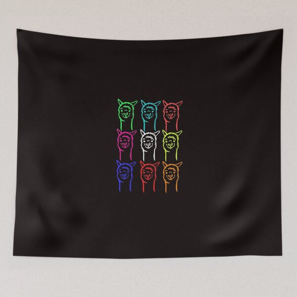 Item preview, The colorful alpaca designed and sold by Imutobi.