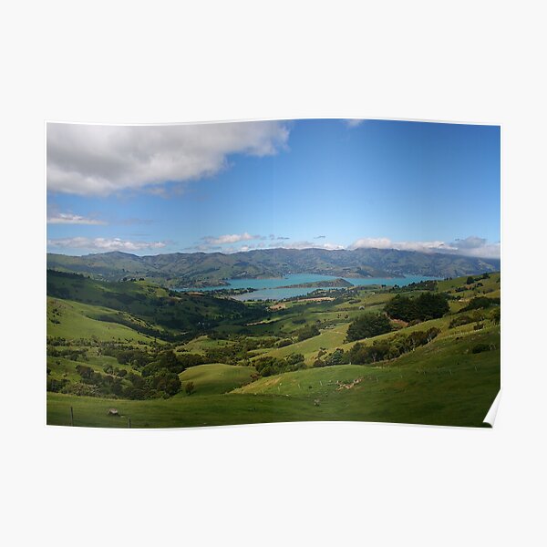 Akaroa Bay, Banks Peninsular Poster