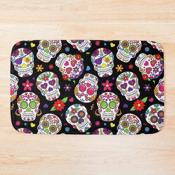 Item preview, Day of the Dead Sugar Skull Pattern dia de los muertos Halloween Día de Los Muertos designed and sold by Draculaura2009.