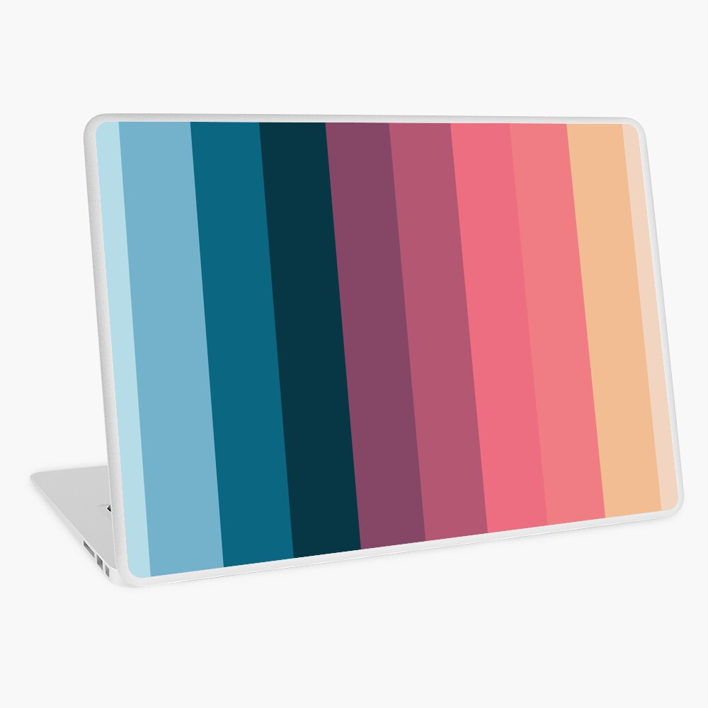 striped pattern, colorful sunset color stripes - (2/4 of sunset color set)  Greeting Card for Sale by ohaniki