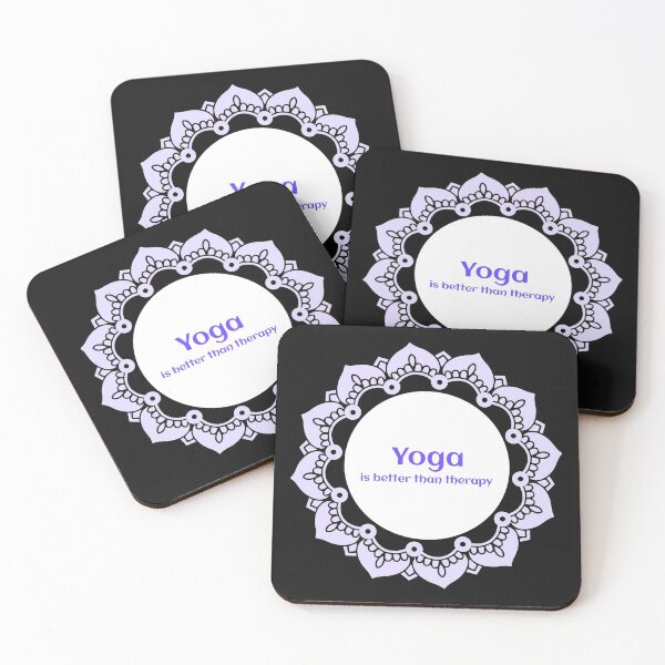 Item preview, Yoga is Better Than Therapy designed and sold by friendlyspoon.