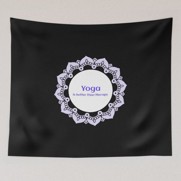 Item preview, Yoga is Better Than Therapy designed and sold by friendlyspoon.
