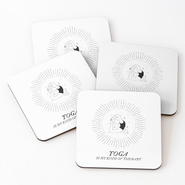 Item preview, Yoga is My Kind of Therapy designed and sold by friendlyspoon.