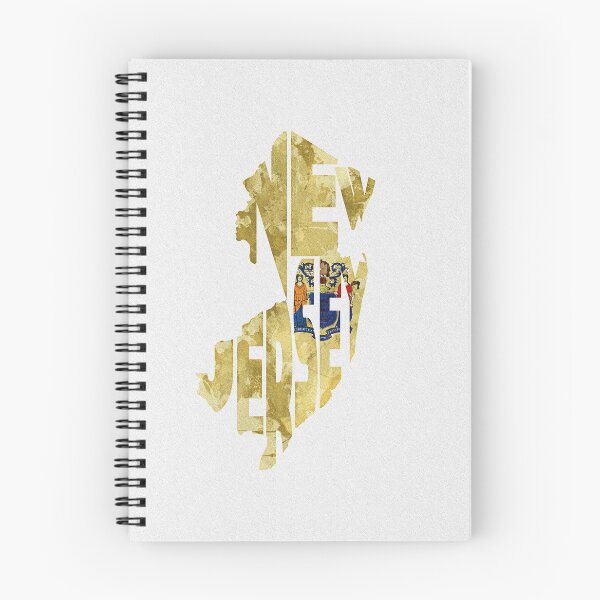 Item preview, New Jersey Typographic Map Flag designed and sold by A Deniz Akerman.