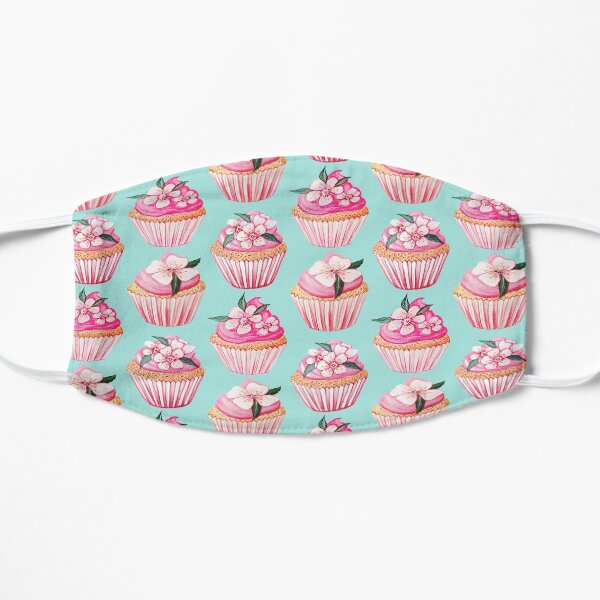 Cherry blossom cupcakes , wedding flower cupcakes Mask