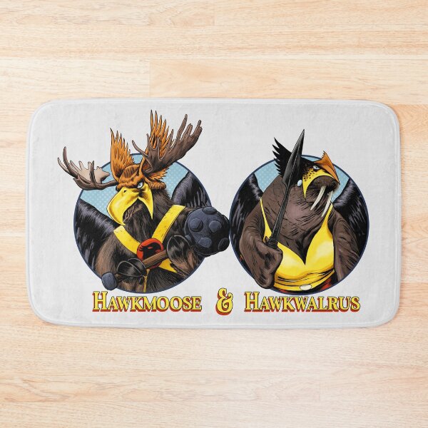 Item preview, Hawkmoose & Hawkwalrus designed and sold by 13thFloorDesign.